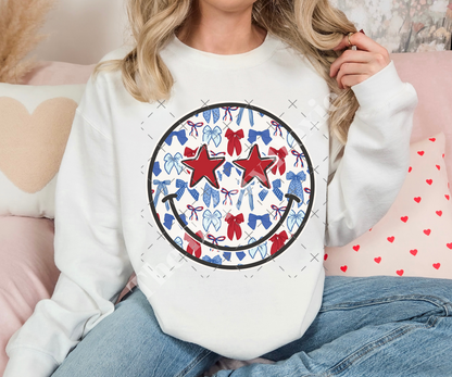 Patriotic Coquette Smiley