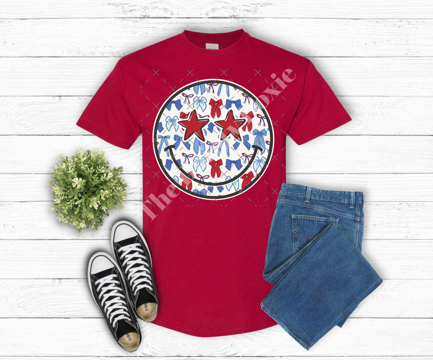 Patriotic Coquette Smiley