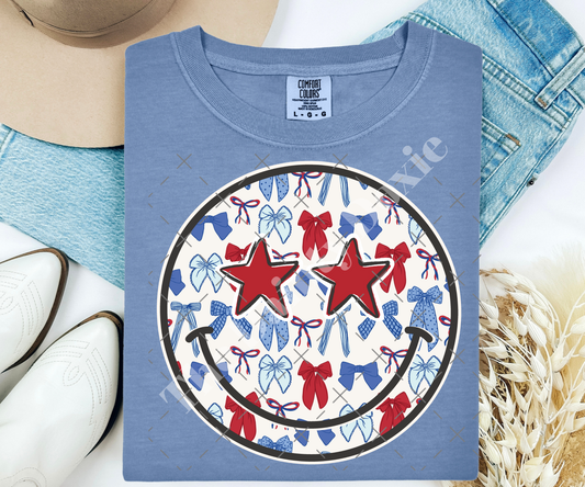 Patriotic Coquette Smiley