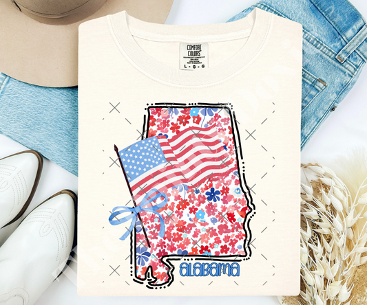 Patriotic Floral State - AL