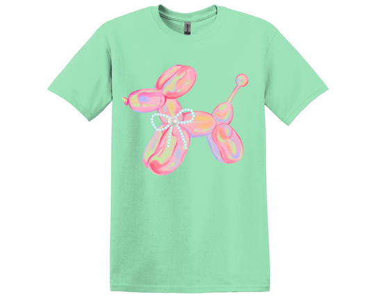 Balloon Dog with pearls