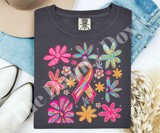 Breast Cancer Awareness Floral