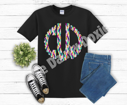 Brushstroke Monogram - Customizable