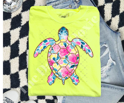 Watercolor Sea Turtle